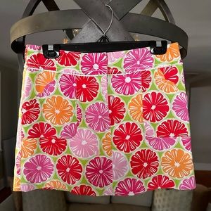 Multi Colored Lilly Pulitzer Skirt w/ Shorts